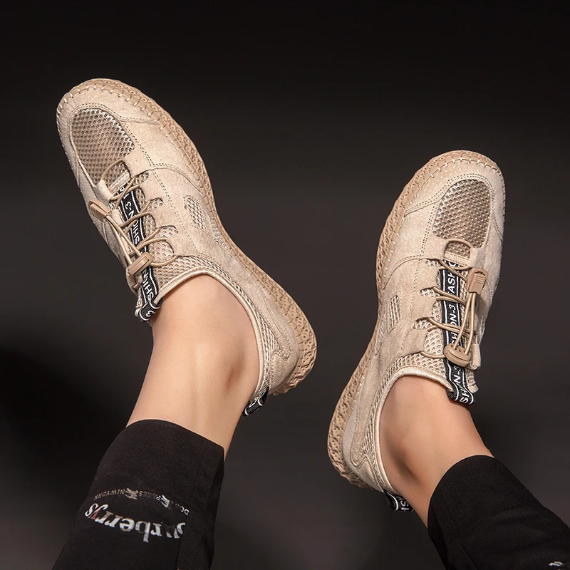 Кроссовки мужские из натуральной кожи Повседневная модная весенняя обувь для