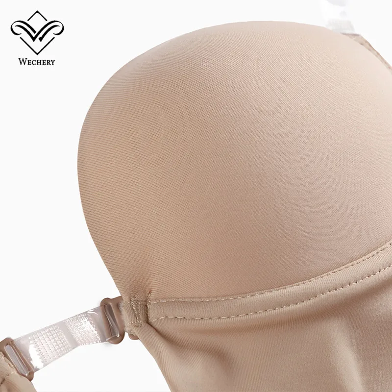 Wechery платье с низким вырезом на спине Корректирующее белье боди глубоким и