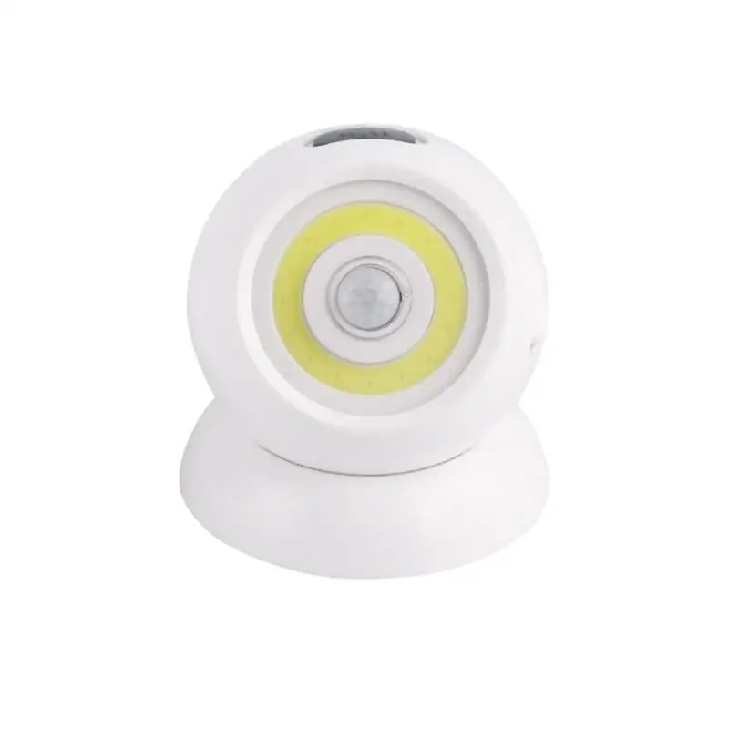 

1pcs Mini Night Light Battery Type Induction 360rotating COB Ball Decoration For Bedroom Living Room Lighting Led Nignt Lamp