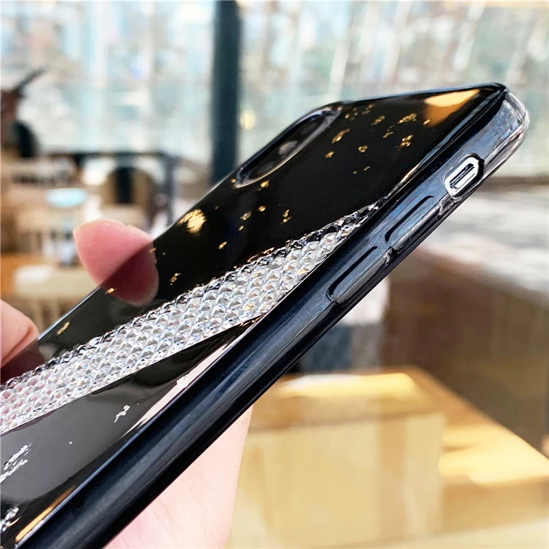 Золотистый серебристый фольга Алмазный чехол для Xiaomi mi 9 SE 8 Lite A2 A3 X 3 Max 2 6X 5X мягкий