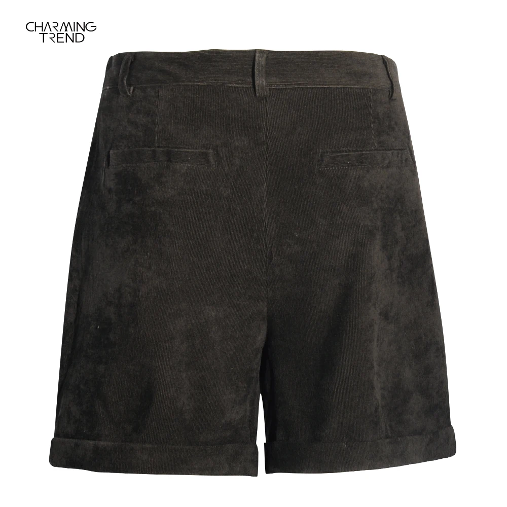 Shorts Women High Waist Vintage Boyfriend Style 2021Casual Solid Streetwear Ladies Classic | Женская одежда