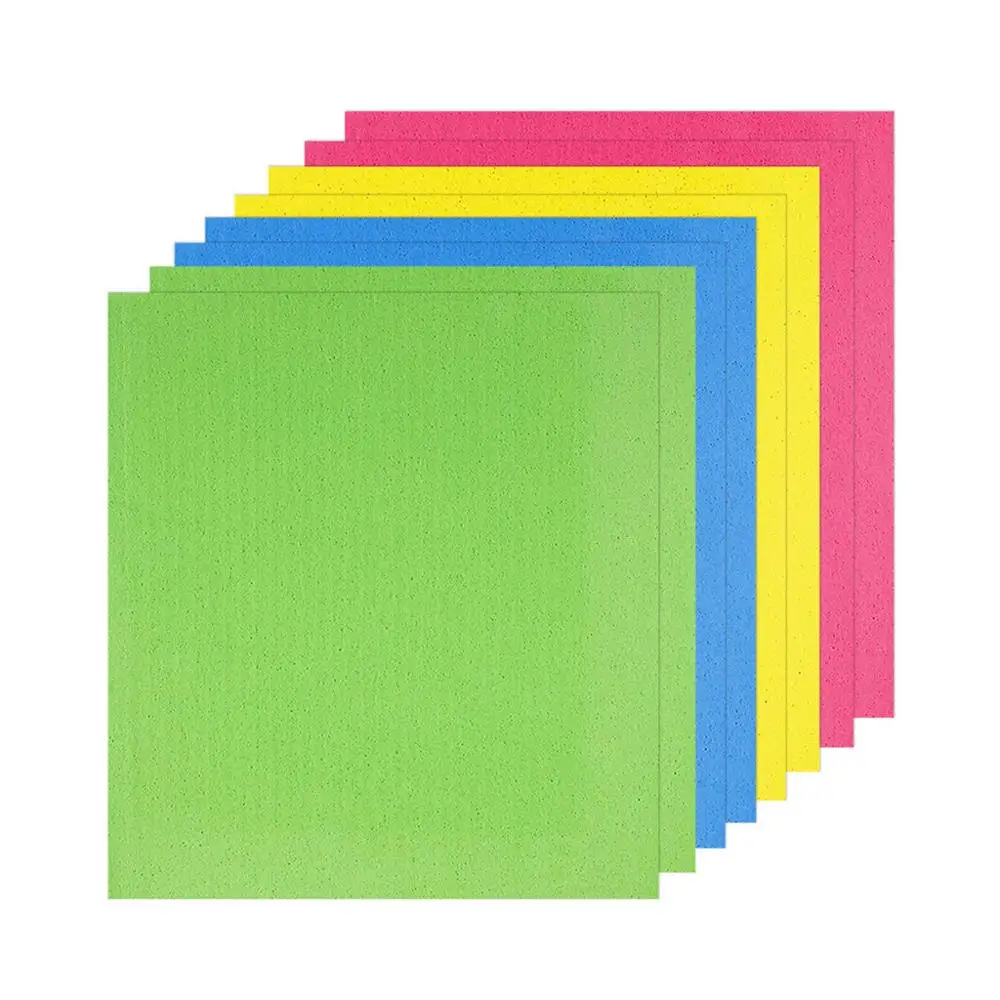 8 шт кухонная тряпичная целлюлоза губка ткань супер абсорбент воды можно