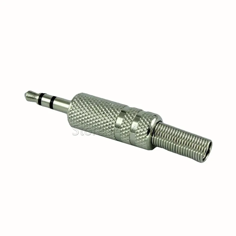 10PCS 3.5mm 3 Poles Metal Stereo Audio Plug 3.5 Dual Encoding | Обустройство дома