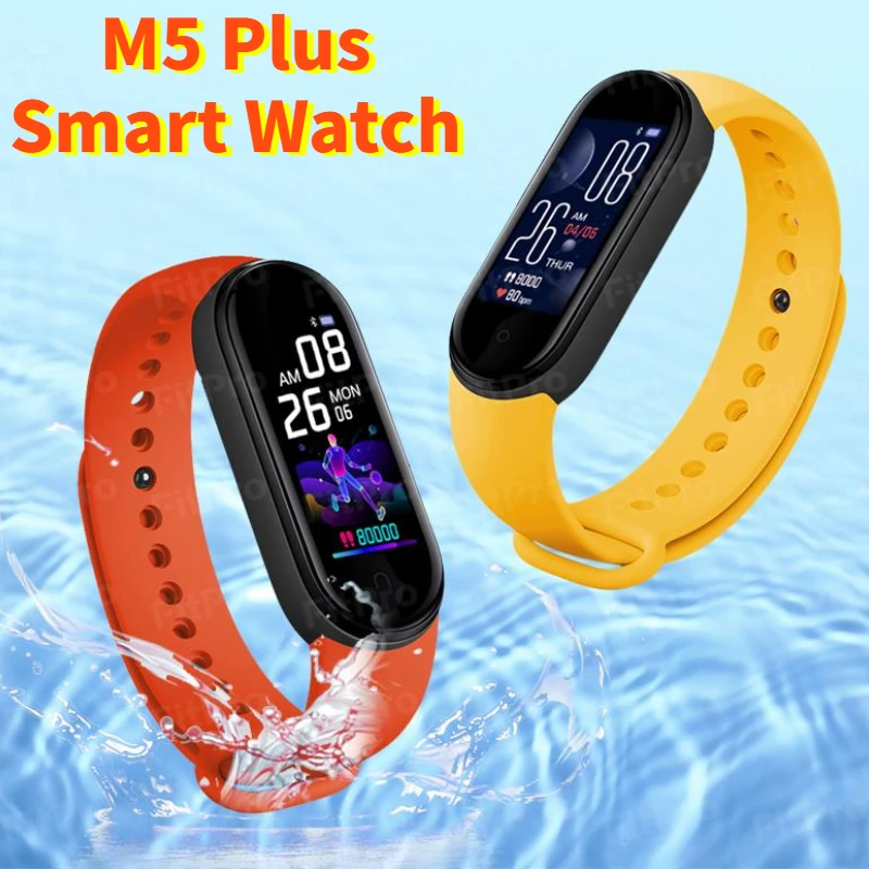 

M5 Smart Watch Men Women Heart Rate Monitor Blood Pressure Fitness Tracker Smartwatch Wrist Band 5 6 Sport Watch for IOS Android