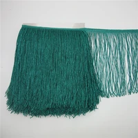 hot 10yardslot beautiful polyester tassel trim lace fringe 20cm wide for diy accessories curtain clothing ribbon