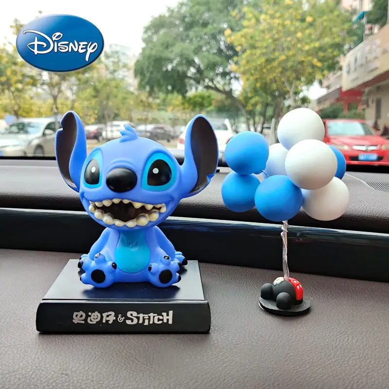 

Disney Car Accessories Decoration Creative Personality Stitch Car Decoration Cartoon Interior Doll Shaking His Head Decoration