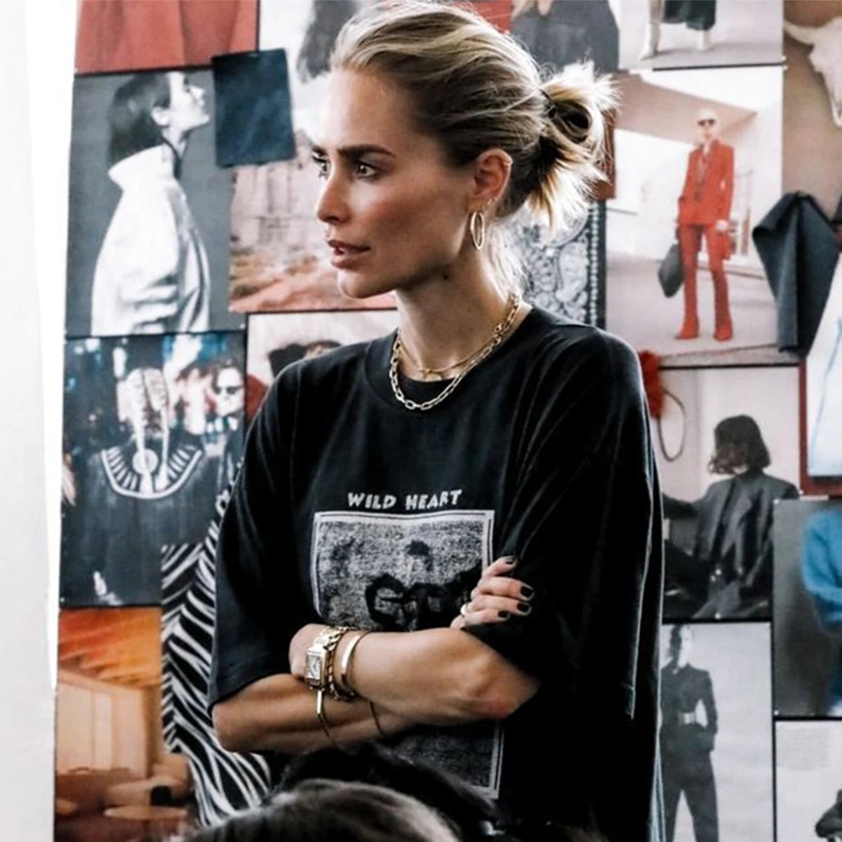 

Платье-футболка женское с выцветшим сердцем, Длинная черная Винтажная футболка с круглым вырезом и коротким рукавом, Классический Топ с гра...