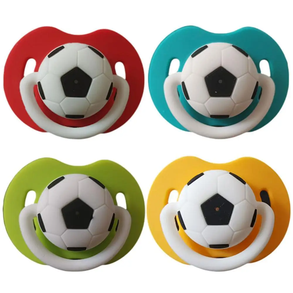 

Football Baby Infant Toddler Soft Silicone Pacifier Teat Dummy Nipple Soothers
