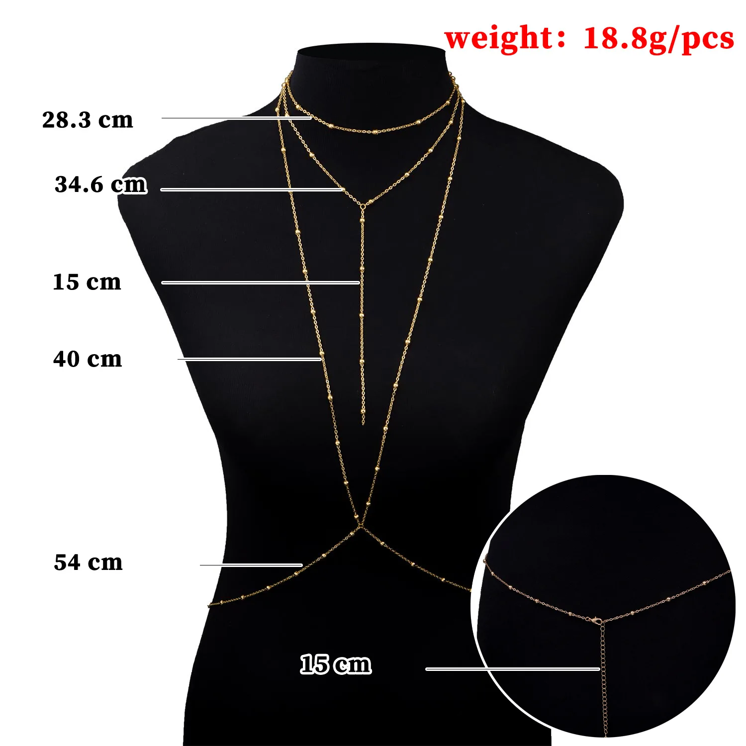 

Sexy personality bikini bra body chain ladies body bead chain accessories