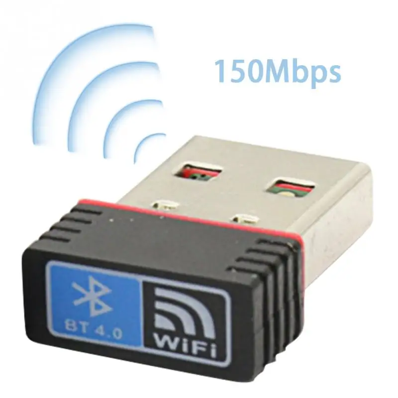 

Wi-Fi-адаптер Bluetooth 4,0, беспроводной USB-ключ для сетевой карты, двухрежимный домашний мини