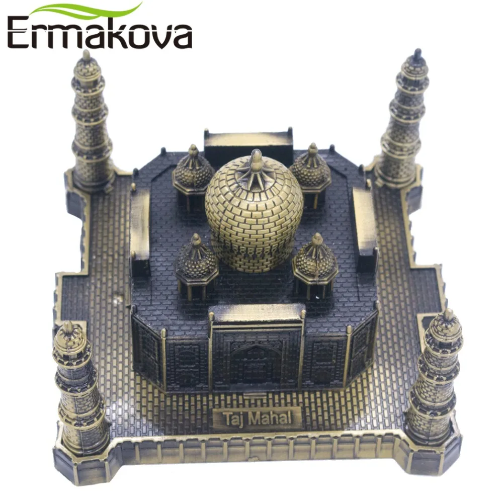 ERMAKOVA модель Тадж Махала металлический античный бронзовый здание индийского