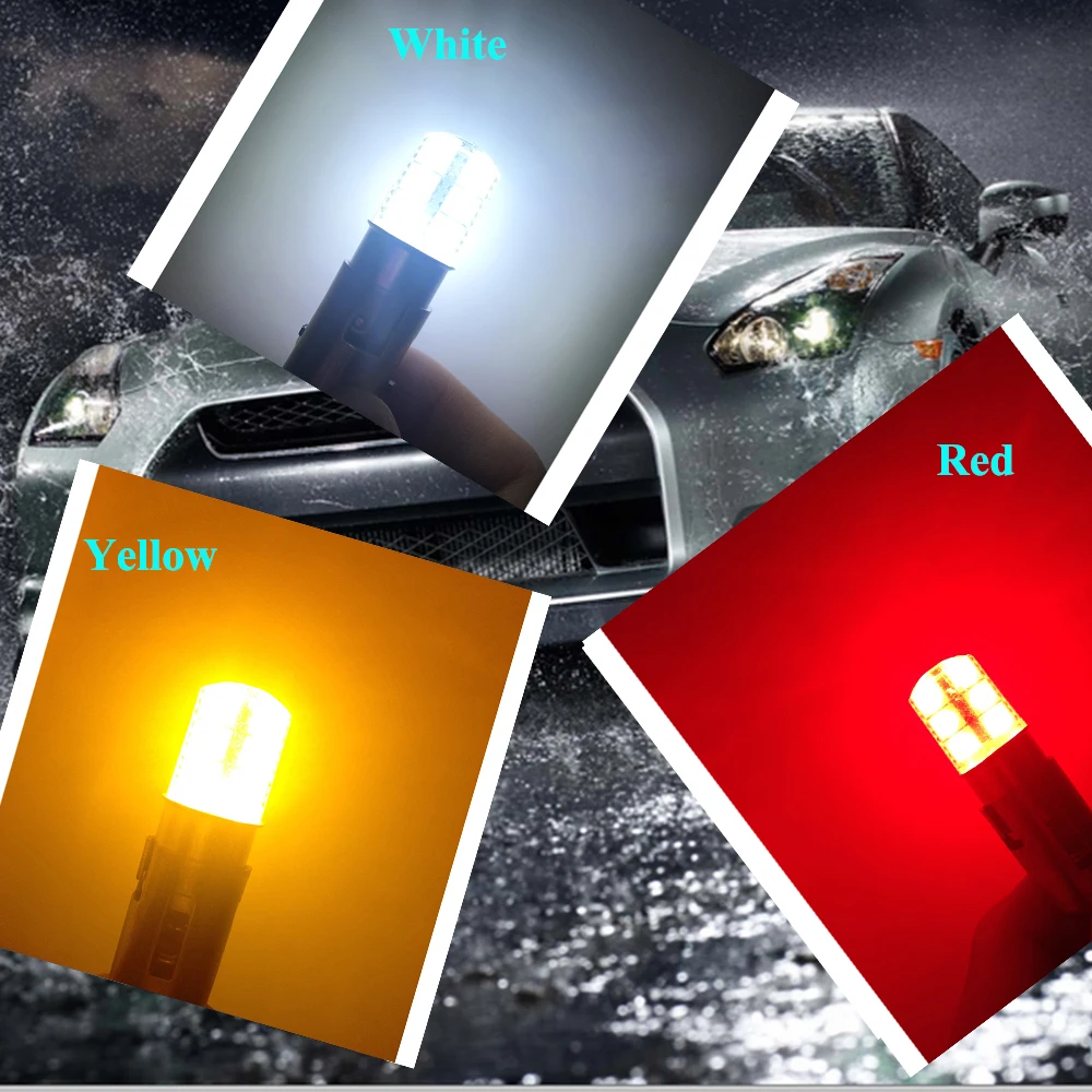 1157 P21/5W Bay15d S25 LED 12SMD 12V 1W Silica gel Automobile Car Brake Light Stop Parking DRL Lamp Red/White/Yellow | Автомобили и