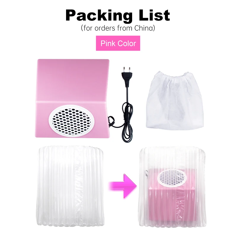

Newest 80W Nail Dust Collector Fan Vacuum Cleaner Manicure Machine Strong Suction Powerful Nail Vacuum Cleaner for Manicure