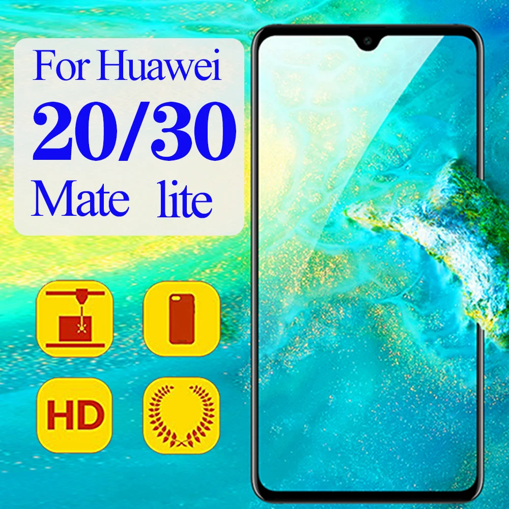 Защитное стекло для Huawei mate 20 Light Lite 20lite Защитная пленка экрана Huwei Huwai 30 дневная