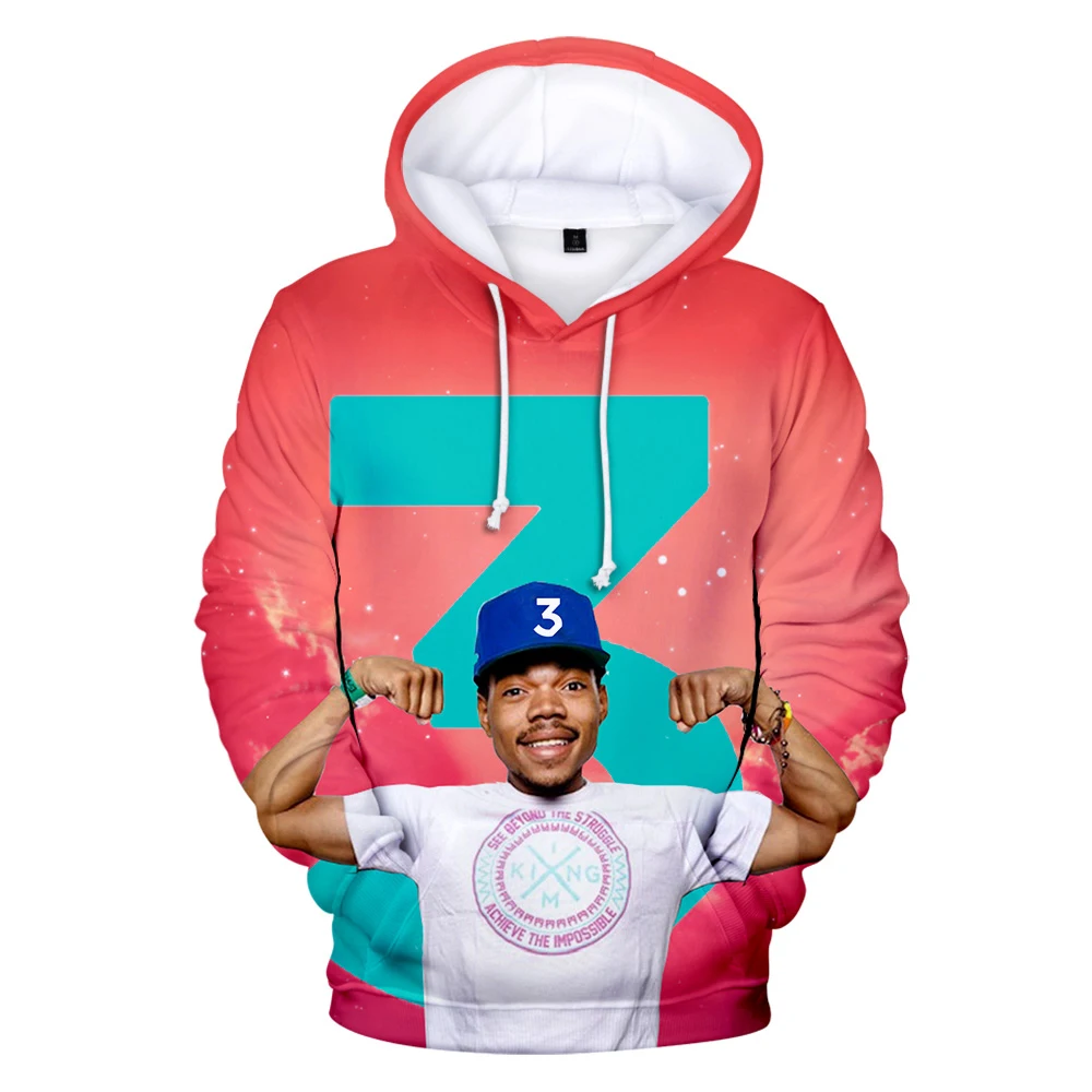 

Chance The Rapper Hoodies Men Women Cotton 3D Print Hoodie Hip Hop Sweatshirts Tracksuits Hooded Long Sleeve Pullovers Fashion