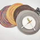 Круглый тканый коврик 18 см, украшение для дома, Круглый тканый коврик для обеденного стола, термостойкий кухонный Противоскользящий коврик в скандинавском стиле