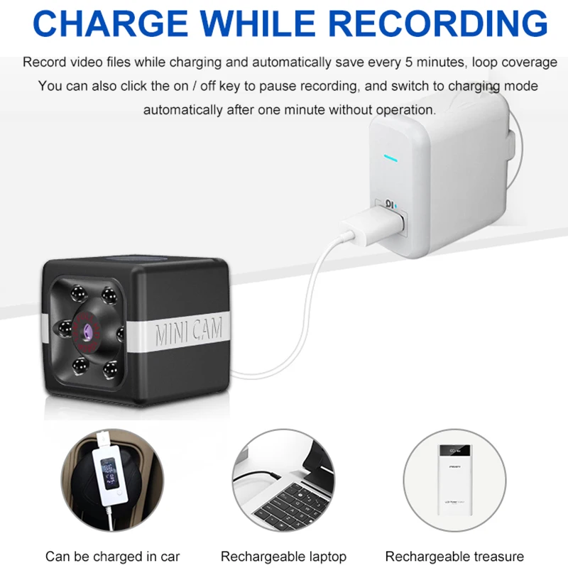 Камера движения HD 1080P датчик ночного видения Видеокамера движение DVR микро камера