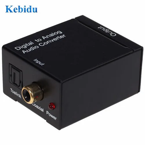 Коаксиальный оптоволоконный адаптер KEBIDU для цифровой аналоговой