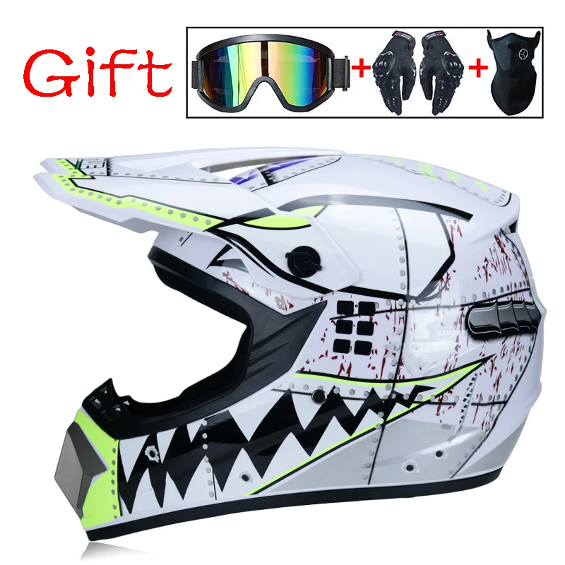 Новые cascos para moto шлемы moto rcycle moto крест шлем Casco Capacete внедорожный шлем Горные MTB DH гоночный шлем - Цвет: 15e