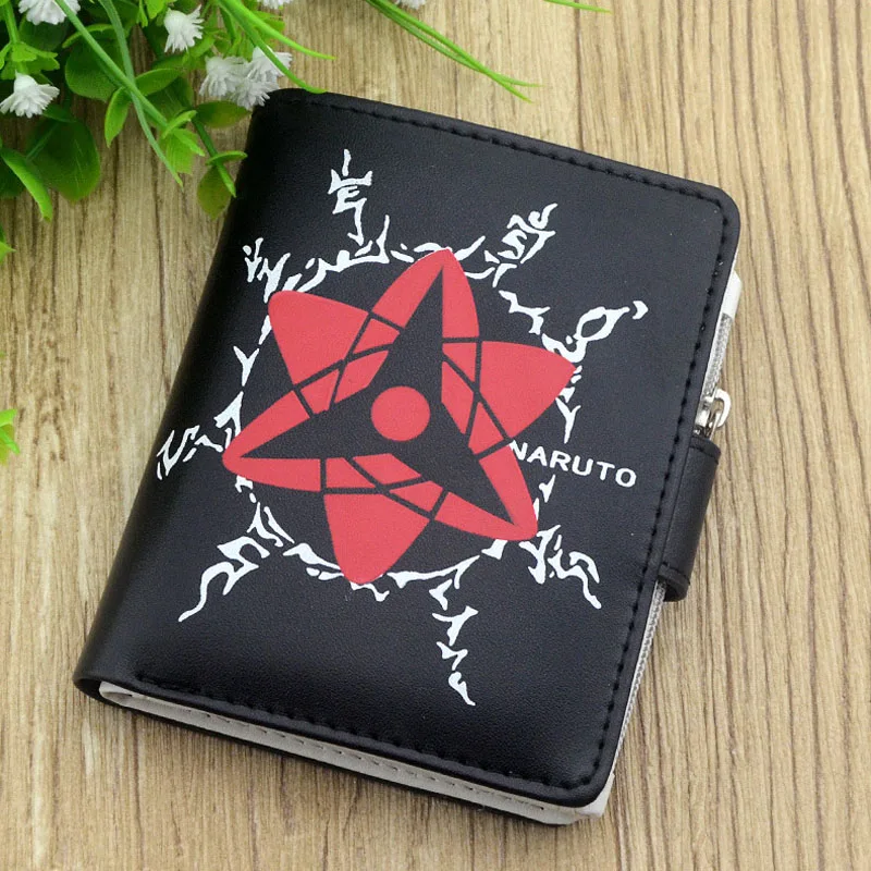 

Anime Comic Shippuden Wallet Uchiha Sasuke Shalingan Coin Purse