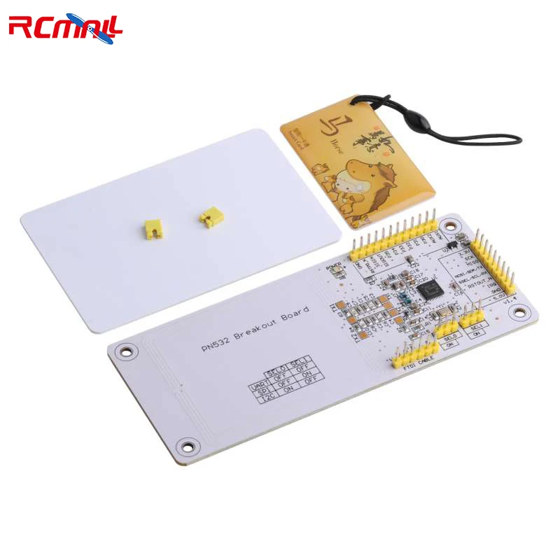 RCmall PN532 NFC/RFID плата V1.3 для совместимости с Arduino + белая карта |
