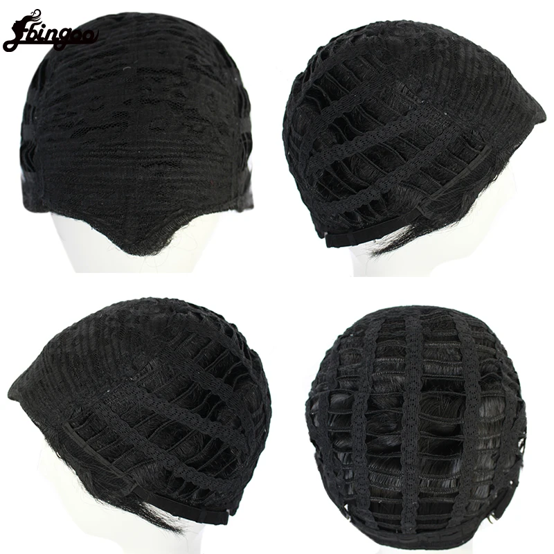 

EbingooNew Arrival Anime Dr.Stone Cosplay Asagiri Gen Black White Costume Wig Heat Resistance Fiber Men's Synthetic Hair