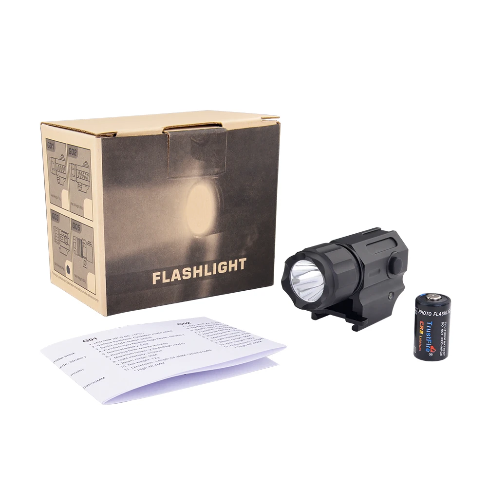 TrustFire-ручной пистолетный фонарь тактический фонарик установленный для Glock 17 19 21 22