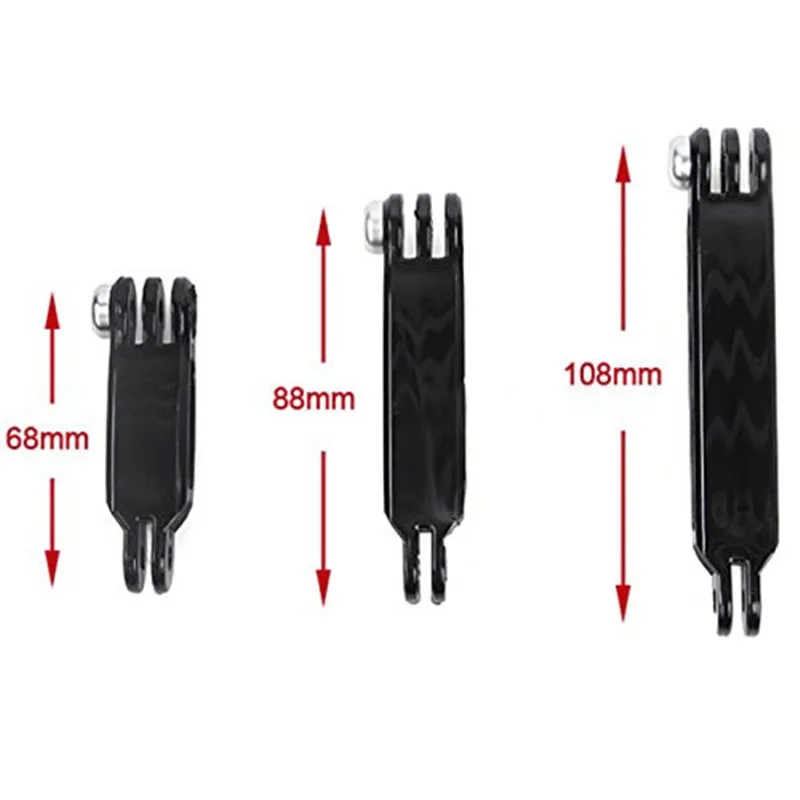 Удлинительное соединение 3 в 1 поворотный кронштейн адаптер для Gopro Hero 8 7 6 5 Sjcam H9 YI