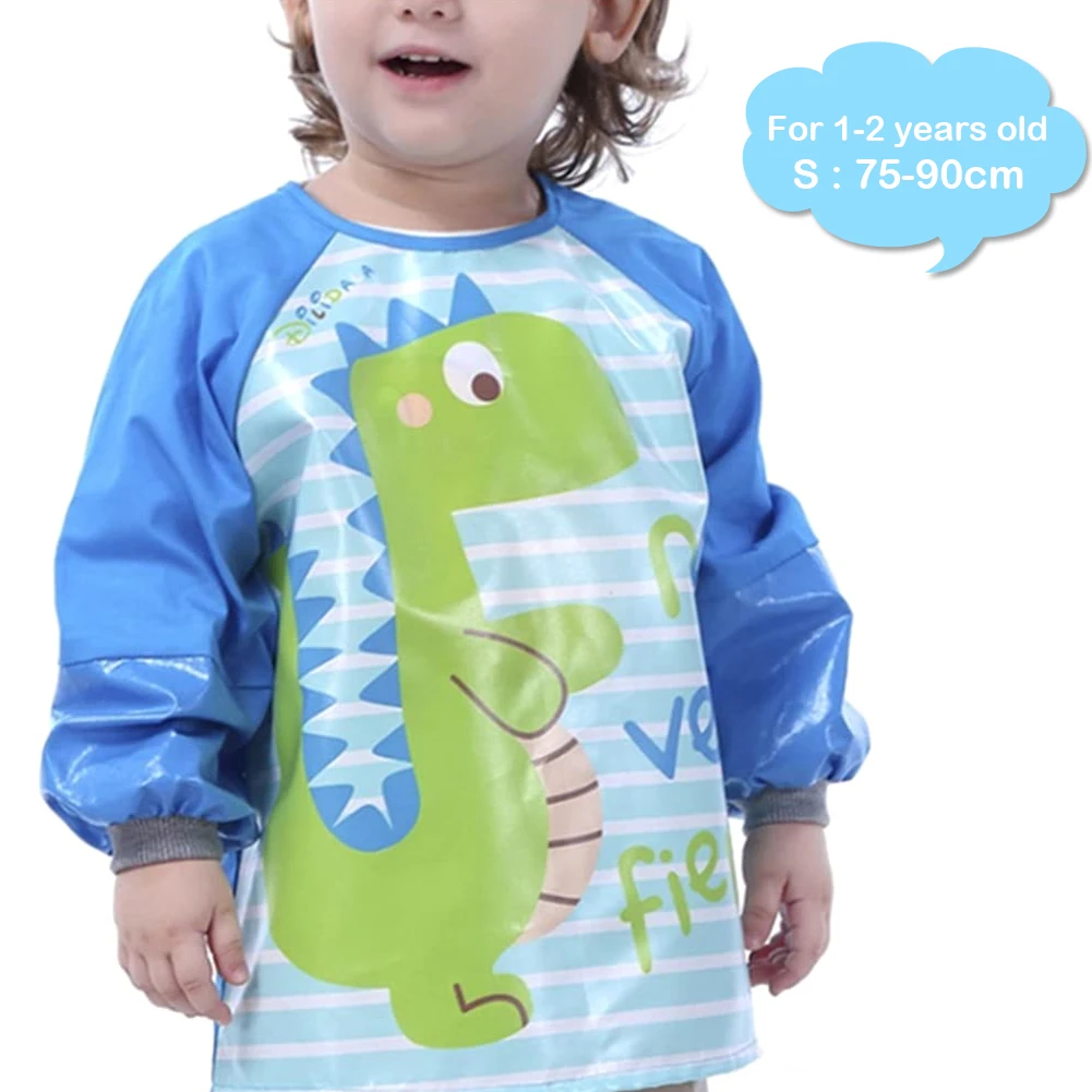 

Waterproof Baby Painting Apron Bibs Infant Eating Smocks Adjustable Feeder Cloth Lightweight Parts Little Child Accessories