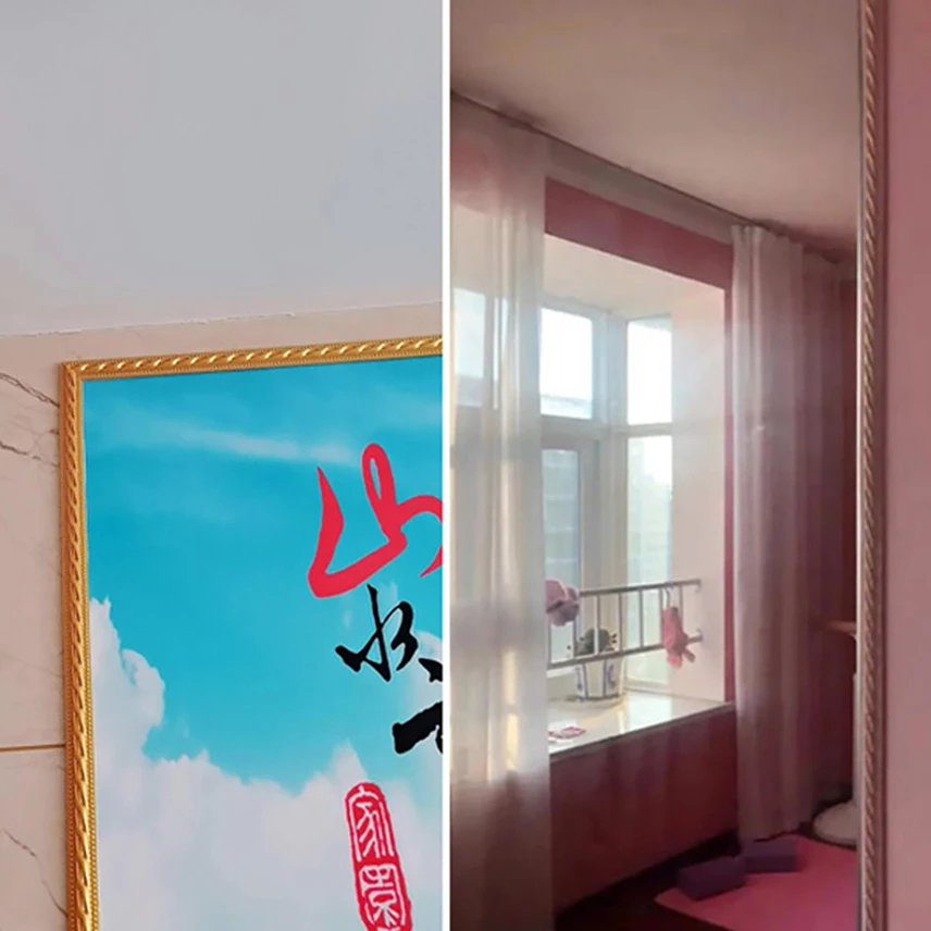 Ribbon Panel Moulding Rope Trim Home TV Backgrounds Door Frames PVC Flexible Mirror Frame For Decor Living Room | Дом и сад