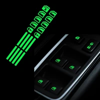 1pcs fluorescence car window lifter button sticker switch button car sticker modified stickers car styling accessories