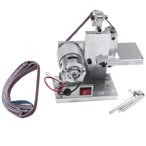 

Multifunctional Grinder Mini Electric Belt Sander DIY Polishing Grinding Machine Cutter Edges Sharpener Belt Grinder