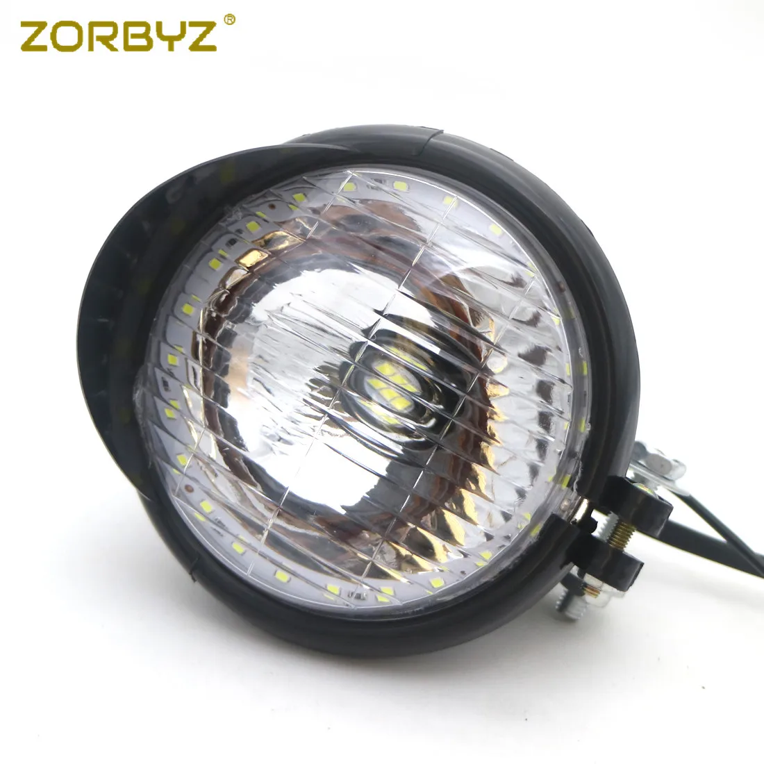 ZORBYZ 5 ''черный/хром ABS Светодиодный прожектор мигает Противотуманные фары