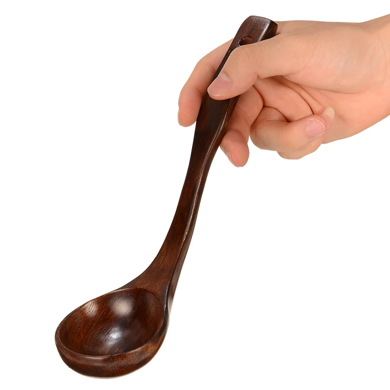 1 шт. деревянная ложка с длинной ручкой S/M/L | Дом и сад