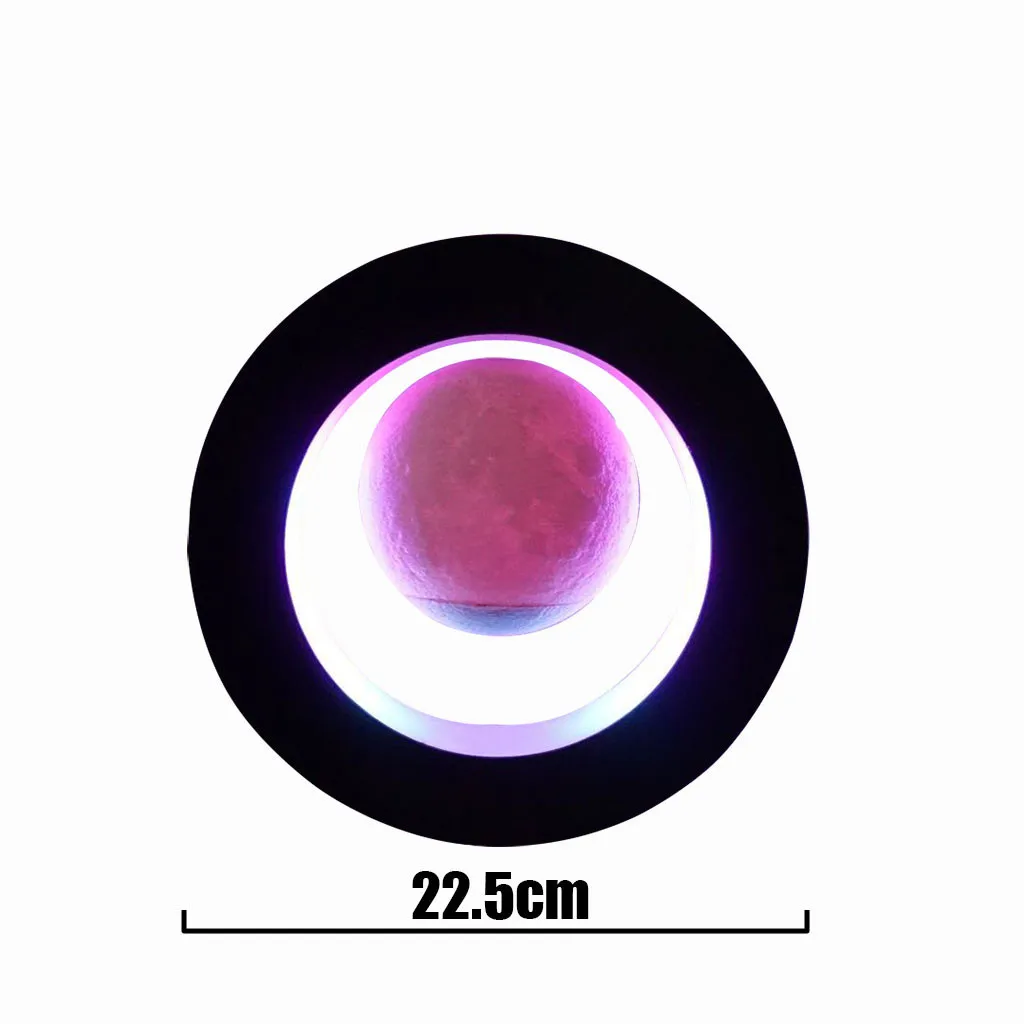 

Round Magnetic Levitation Moon Luminous toys Creative Home Decoration change the color of the moon Decorative lights Sleep aid