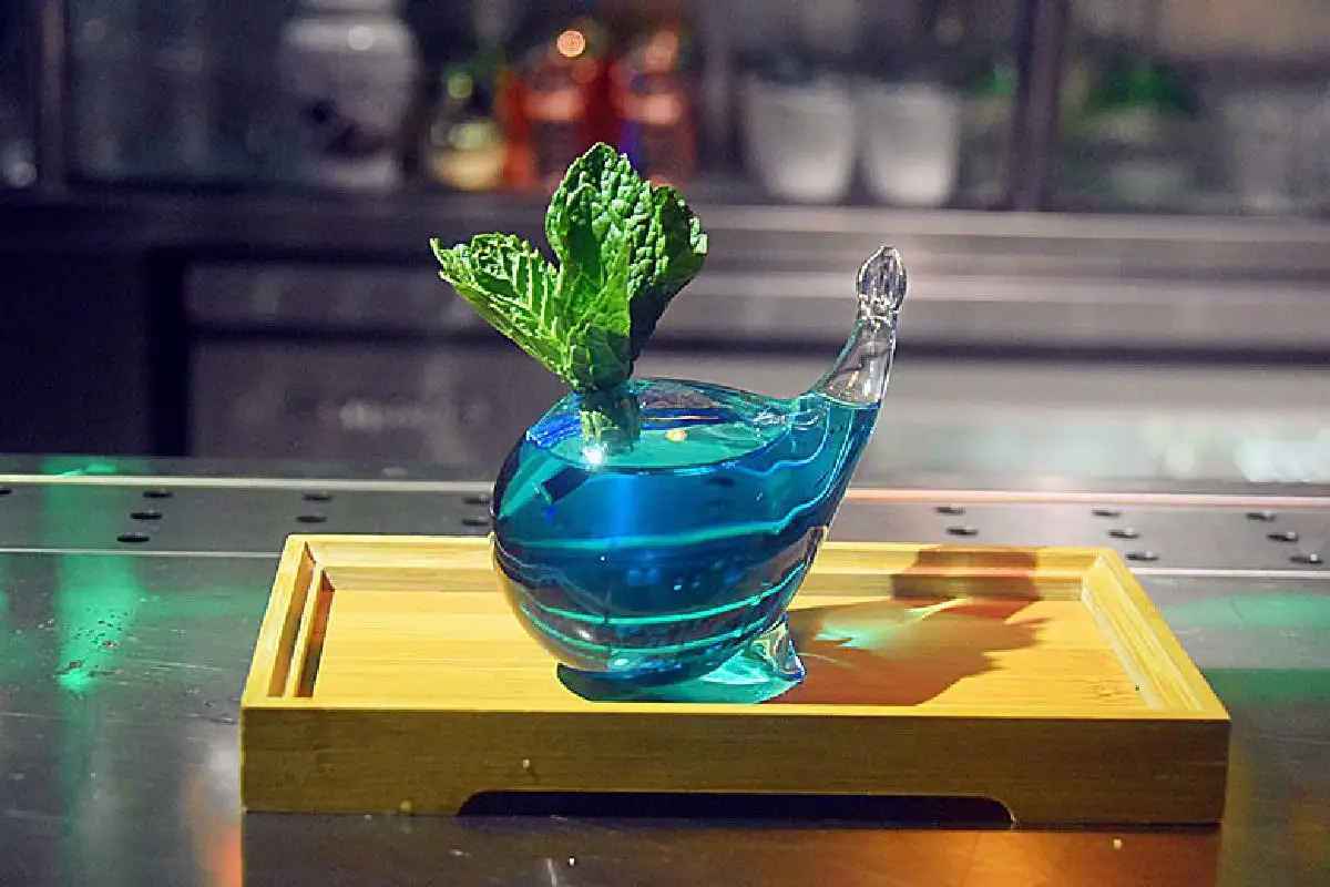 Сетчатый Красный Коктейльный бар в японском стиле стеклянная молекула Кита