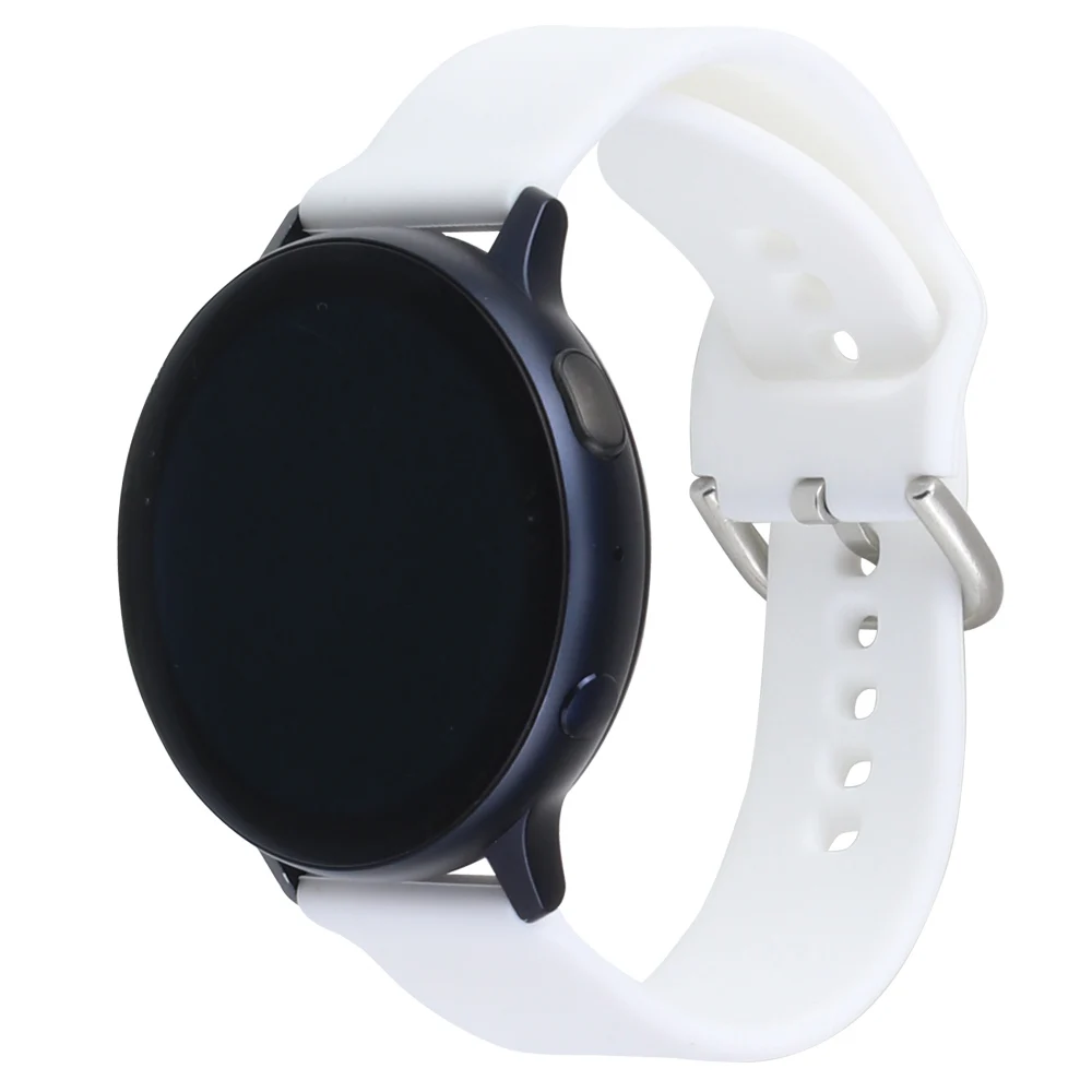 Ремешок силиконовый для Samsung Galaxy Watch 3 Active 2 Huawei GT 2E GT2 GT2E Pro Amazfit Pace BIP 46 мм спортивный