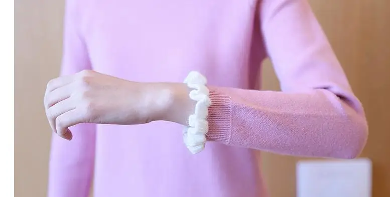 

2019 woman with New style fashion Long sleeve Set head Sweater coat