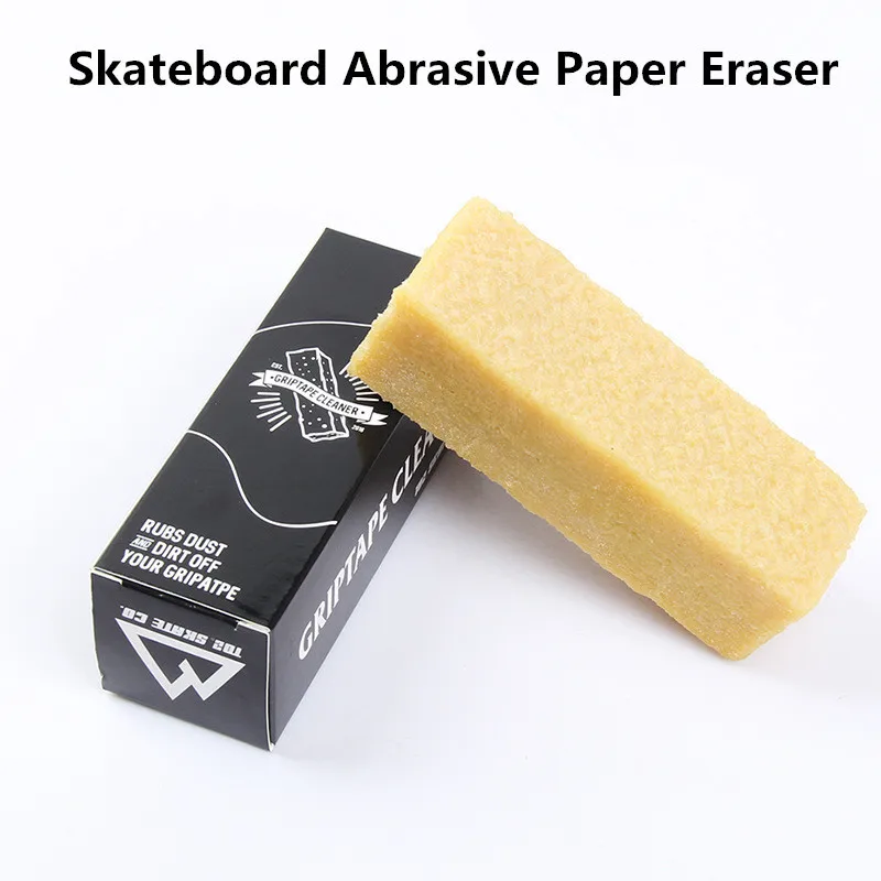 New Skateboard Abrasive Paper Eraser Grip Tape Gum Sandpaper Cleaner Longboard Skate Dance Board Cleaning Artifact Accessories