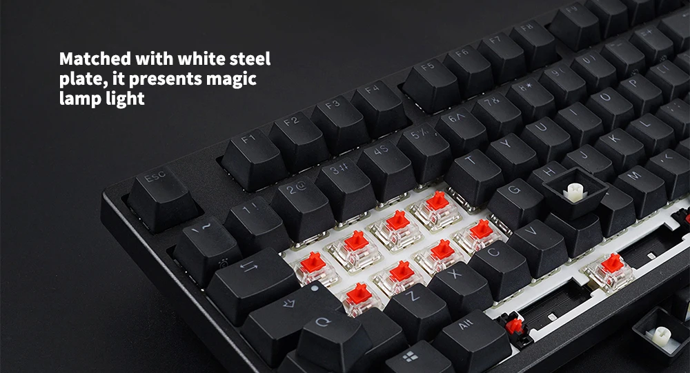 AKKO 3108S RGB подсветка игровая механическая клавиатура 108 клавиш PBT 85% клавишный колпачок Вишневый переключатель Проводная клавиатура usb type-C для дома и офиса