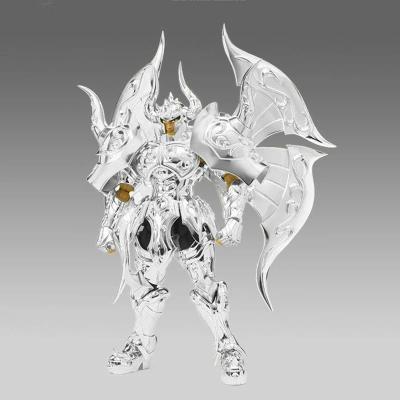 

In Stock Jmodel soul of gold sog EX Aldebaran Taurus Tauro Silver/Black Saint Seiya cloth Myth Metal armor toy action figure