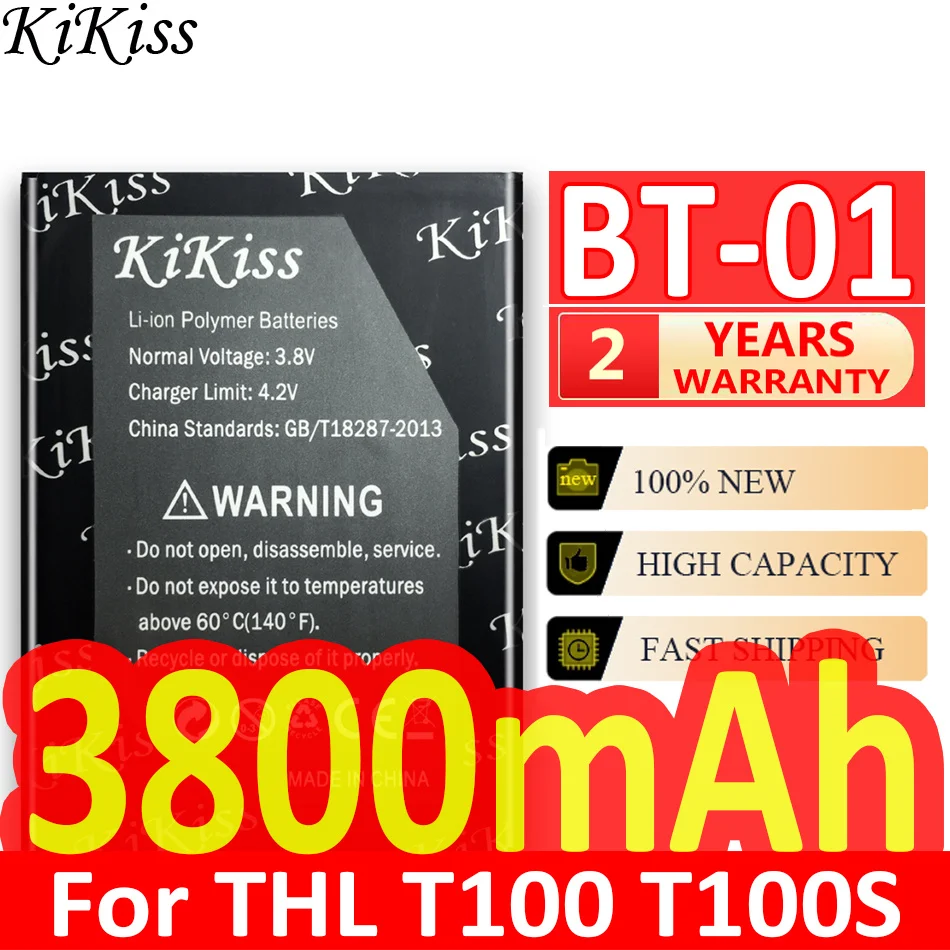 BT-01 3800 мАч для смартфона THL T100 T100S T11 BT 01 аккумулятор большой емкости | Мобильные