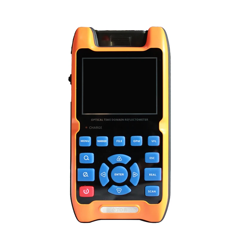 Probador de fibra port&aacute;til OTDR, 1310/1550nm, 120km, con Espa&ntilde;a en ingl&eacute;s, 32/30dB, 100KM, nuevo-1