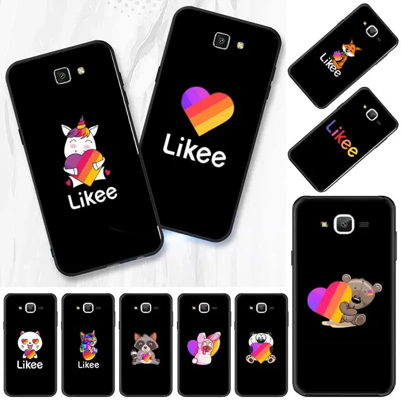 

Likee Funny cat bear love heart cute Phone Case For Samsung Galaxy J2 J4 J5 J6 J7 J8 2016 2017 2018 Prime Pro plus Neo duo