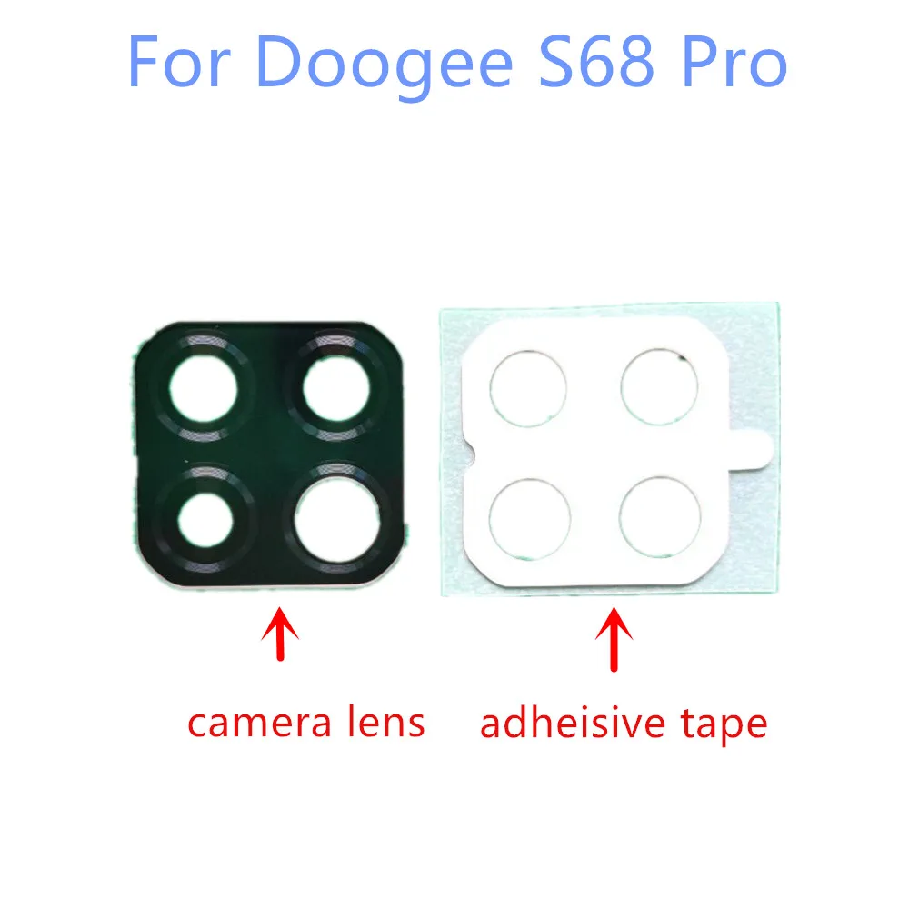 Стеклянная крышка для объектива задней камеры DOOGEE S68 Pro запасные части сотового