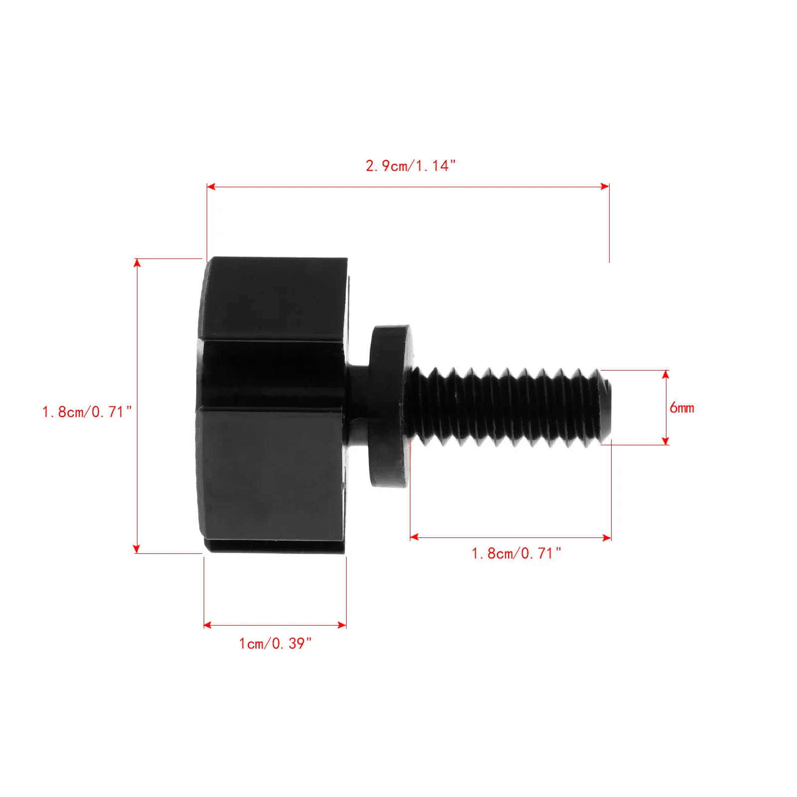 Крест заднего сиденья мотоцикла 6 мм алюминий нарезной болт гайка для Harley-Davidson