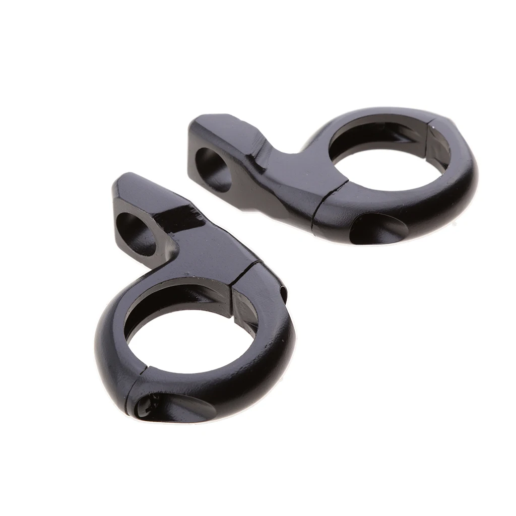 

1'' 25mm Motorcycle Handlebar Turn Signal Mirror Mount Clamp Adapter for Yamaha Motorbike Black
