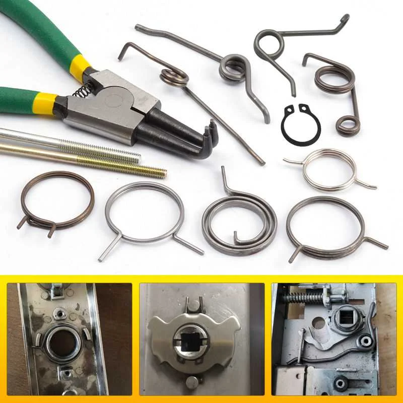 Производство дверной замок безопасности весны дверные ручки зажим фоновая