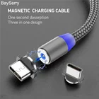 Магнитный зарядный кабель Micro USBType-C, для iPhone 12, 11, Prp, Samsung S21, S20, Xiaomi, Huawei