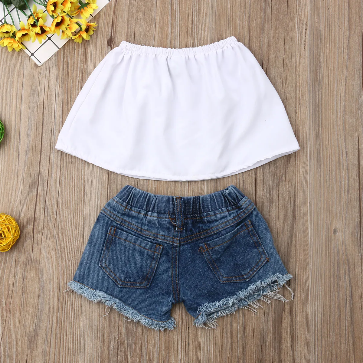 2 шт. джинсовые шорты для девочек 1-5 лет | Мать и ребенок